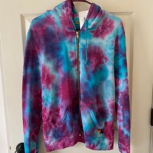Aviator nation tie dye hoodie NWT size medium